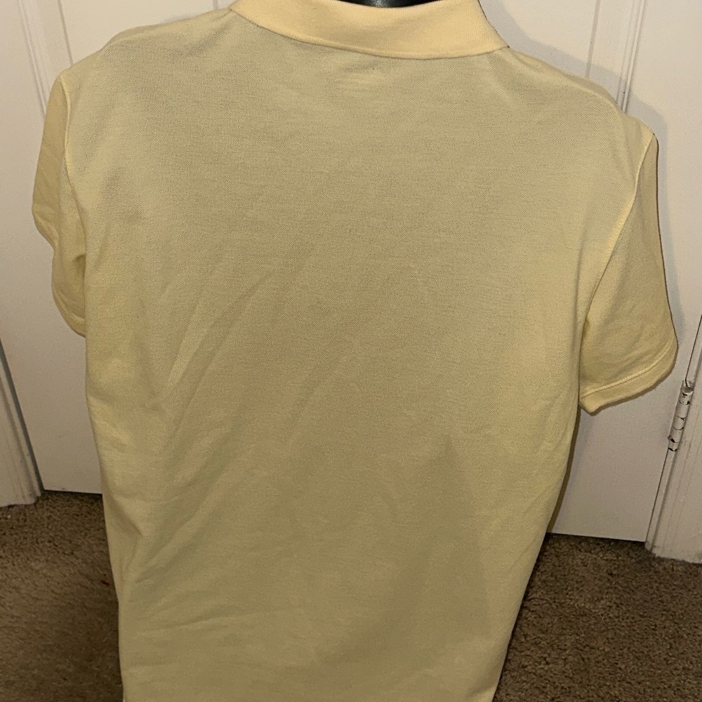 Men’s Pre Own As Is St Johns Bay XL Size Yellow Polo Shirt Cotton - Picture 3 of 3